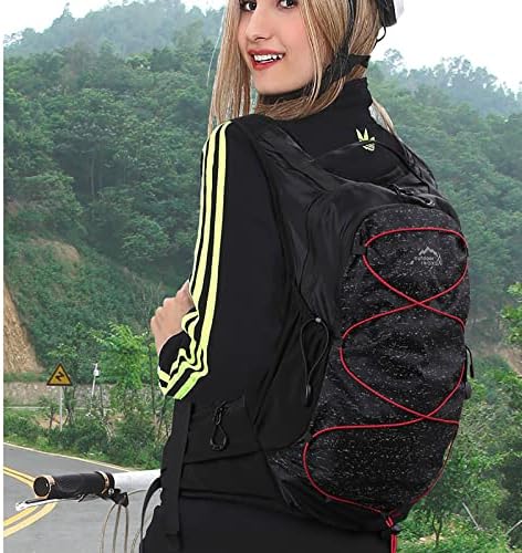 Koşu sıvı alımı sırt çantası Yelek Bisiklet Çantası 12L Yansıtıcı Bisiklet Sırt Çantası Su Geçirmez Nefes Ultralight