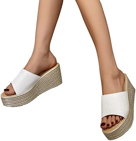 Kingtowag Ayakkabı Moda Takozlar Eğlence Bayan Rahat Tabanlı Sandalet Kalın Açık Nefes kadın kadın Kama Sandalet Boyutu