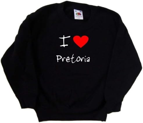 Kalbi Seviyorum Pretoria Siyah Çocuk Sweatshirt