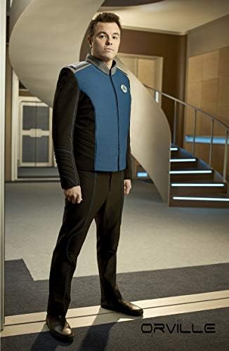 Seth MacFarlane Kaptan Ed Mercer olarak 11 x 17 inç Orville Mini Posteri sm