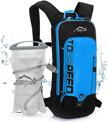 INOXTO suluk Sırt çantası, suluk Hafif Su Sırt Çantası ile 2L Su hortumlu su torbası Sırt Çantası Yürüyüş Koşu Bisiklet