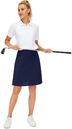 Asfixiado Skorts Etekler Kadınlar için Cepler ile Golf Tenis Skort Atletik Etek Yüksek Belli Rahat Şık