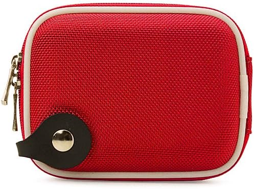 Kırmızı Naylon Dayanıklı İnce Kapak Küp taşıma çantası file çanta Panasonic Lumix DMC dijital fotoğraf makineleri