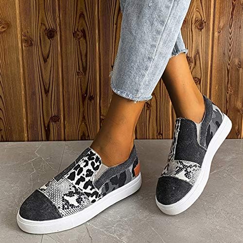 Kowyspoe Moda Sneakers Kadınlar için Bayan Yürüyüş koşu ayakkabıları Atletik Ortopedik Kaymaz Tenis Moda Ayakkabı