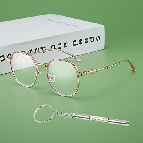Onarım Aracı 3 in 1 Mini Paslanmaz Çelik Tornavida Anahtarlık Gözlük tamir kiti - 10 Paket Tornavida Gözlük / Mücevher