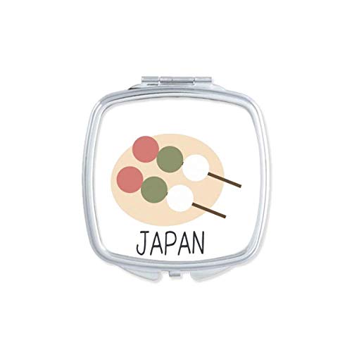 Geleneksel Japon yerel aperatif top Ayna Taşınabilir Kompakt Cep Makyaj Çift Taraflı Cam