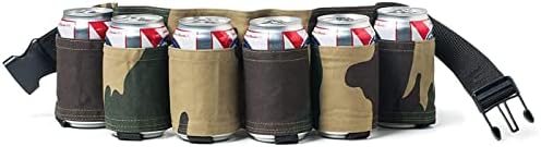 Senvitate Bira Kemeri, 6 Paket Bira Kılıfı İçecek Kemeri Tutucusu, Erkekler Kadınlar için Soda Bira Kemeri Tutucusu,