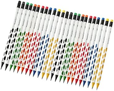 (24'lü paket) Renkli Kalemler HB Kalemler, Üçgen Kutup Deliği Kalemler, Doğru Kavrama Kalemler, Çocuklar için Hediye