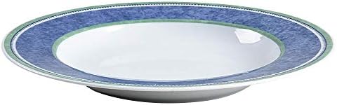 Villeroy & Boch Costa Rim Çorbası, 9 inç, Beyaz/Mavi / Yeşil
