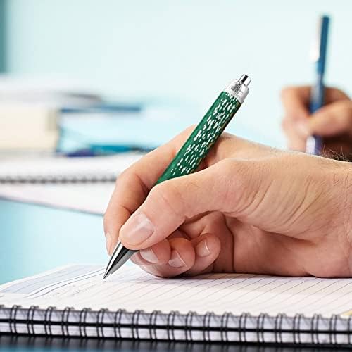 Aziz Patrick Günü Geri Çekilebilir Tükenmez Kalem 0.5 mm Kalın Nokta Mavi Mürekkep Kalemler Premium Kalite Yazma Enstrüman