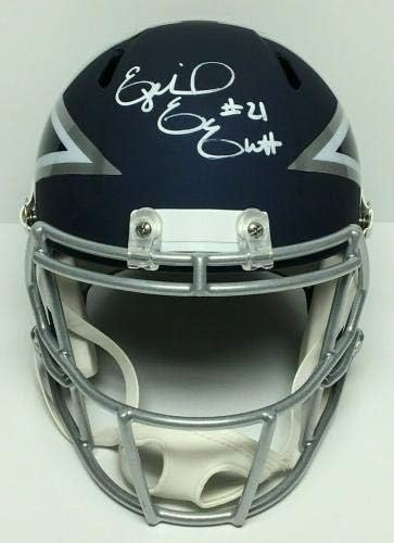 Ezekiel Elliott İmzalı F / S Dallas Cowboys AMP Futbol Kaskı Fanatikleri A582747-İmzalı NFL Kaskları