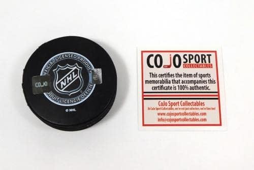 Bob Nevin İmzalı NHL Hatıra Hokey Diski Maple Leafs Cojo Spor Otomatik İmzalı NHL Diskleri