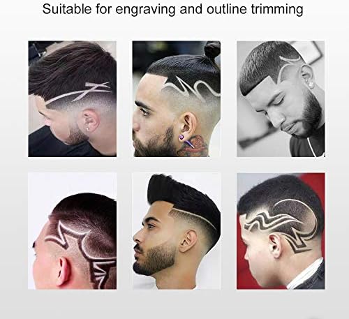 Profesyonel Berber saç makasları Akülü Saç Düzeltici Saç Kesimi tımar kiti ile Paslanmaz Çelik Tüm Metal Konut Erkekler