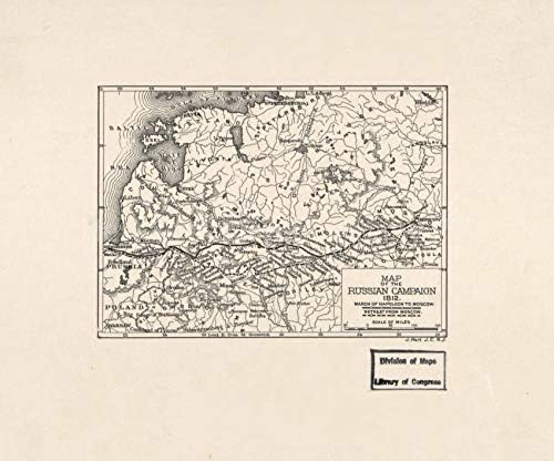 1910 Haritası| Rus Kampanyasının Haritası 1812 / Kampanyalar / Tarih, Askeri / Askeri Napol