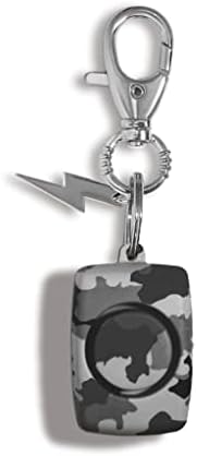 BLİNGSTİNG Mini Kişisel Güvenlik Alarmı - Gömme Aktivasyon Düğmesi, led ışık ve Anahtarlık Klipsli 125 Desibel Kendini