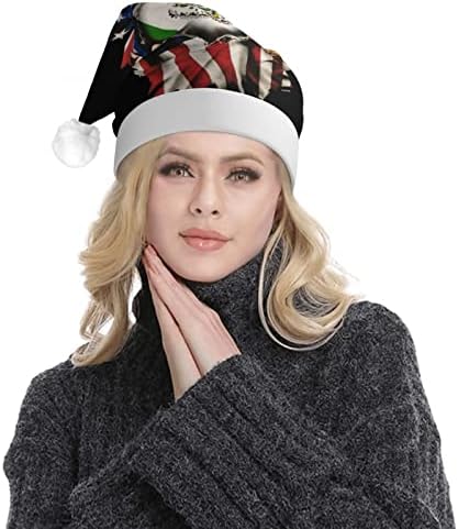 Meksika Amerikan Bayrağı 1 Noel Şapka Erkek Kadın Kapaklar Unisex Performans Şapka Parti parti şapkaları
