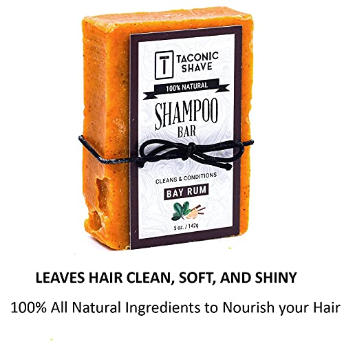 Taconic Shave Bay Rom Şampuan Çubuğu-Tamamen Doğal / El İşi - 5,5 oz.