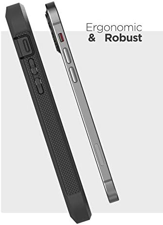 Kemer Klipsli Kaplı BallisticShield Kılıf-Ekran Koruyuculu iPhone 12/12 Pro Kılıf için Tasarlanmış Ultra Koruyucu