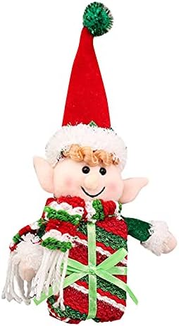 ıHHAPY Goblin Cüce Noel Ağacı Sevimli Dekorasyon Süslemeleri Kavanoz Paketi Şeker Kolye Ev Dekor (C)