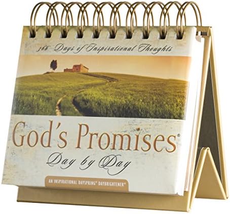 DaySpring Flip Calendar-Tanrı'nın Vaatleri Günden Güne-77872, Brown & Flip Calendar-Dualar ve Kutsamalar