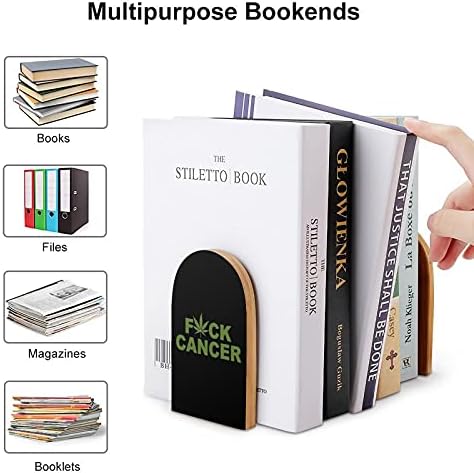 Siktir Ot Kanser Kitaplık Kaymaz Ahşap bookend Masası Ofis Aksesuarları Kitap Ayracı