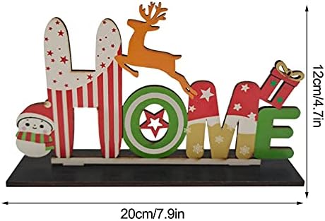 ıP1k9Q Noel Yaratıcı DIY Ahşap Ev Dekorasyonu Öğrenci Hediyeler Noel Süslemeleri