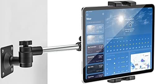duvara Montaj için woleyı Tablet iPad Tutucu-360° Dönen Katlanabilir Kollu Alüminyum Ağır Hizmet Tipi Telefon iPad