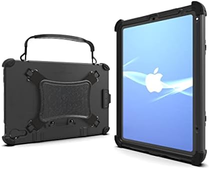 MobileDemand Ultra Sağlam iPad kılıfı Mini 6th Gen 8.3 inç-Evrak Çantası Sapı, Arka El Kayışı-Yıldırım Bağlantı Noktası