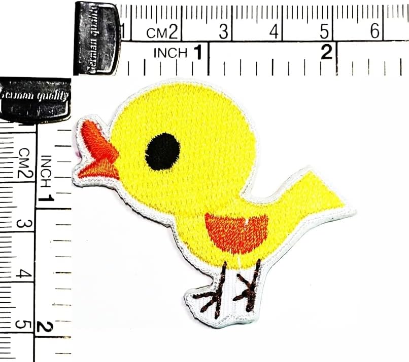 Kleenplus 3 adet. Mini Sarı Küçük Ördek Sevimli Yamalar Çocuklar Karikatür Etiket El Yapımı İşlemeli Yama Sanat Dikiş