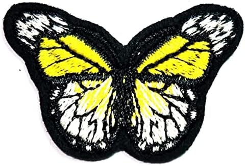 Kleenplus 3 adet. Mini Sevimli Hayvan Yama Sarı Kelebek Karikatür İşlemeli Aplike Zanaat El Yapımı Bebek Çocuk Kız