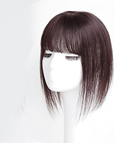 Houchu 3D Hava Patlama Peruk Düz Patlama saç ekleme ısıya dayanıklı iplik Sentetik Postiş Sahte saç ekleme Kadınlar